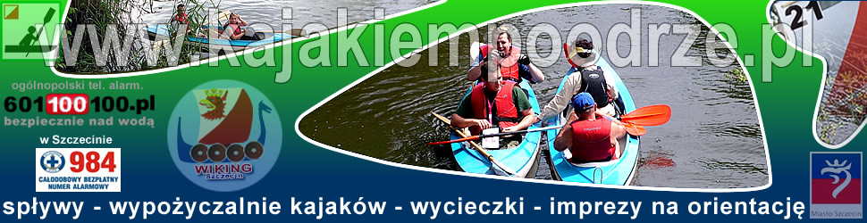 Wypo�yczalnie kajak�w, imprezy, sp�ywy - WEEKEND Z WIOS�EM i Kajakowe Rajdy na Orientacj� KAJAKIEM PO ODRZE