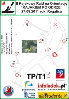 II Kajakowy Rajd na Orientacj� "Kajakiem po Odrze", 27.08.2011