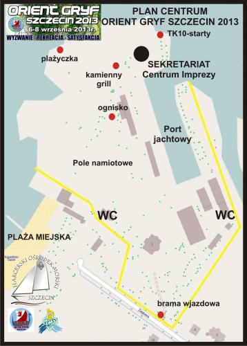 ORIENT GRYF SZCZECIN 2013 - PLAN CENTRUM IMPREZY