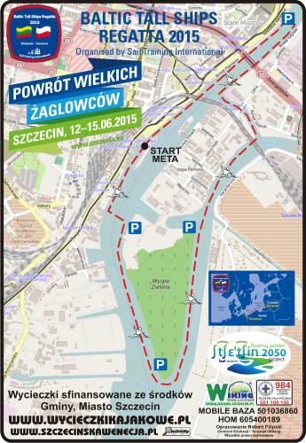 Mapa trasy dla mieszkańców - Baltic Tall Ships Regatta